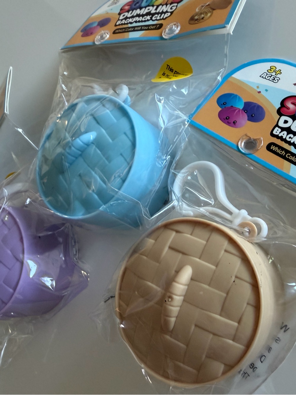 NEW Set of 3 “blind box” squishy dumplings - Picture 2 of 2